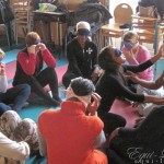 Le toucher - Ecole Jeanne Blum : en groupe